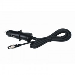 Power cable with wired car lighter socket